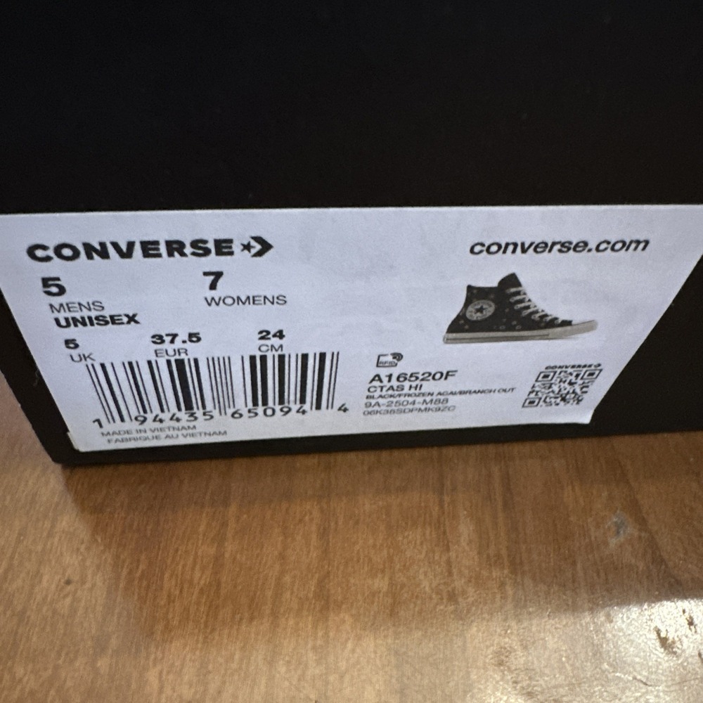 Size 7 - Converse Chuck Taylor All Star High Floral W - Picture 6 of 6
